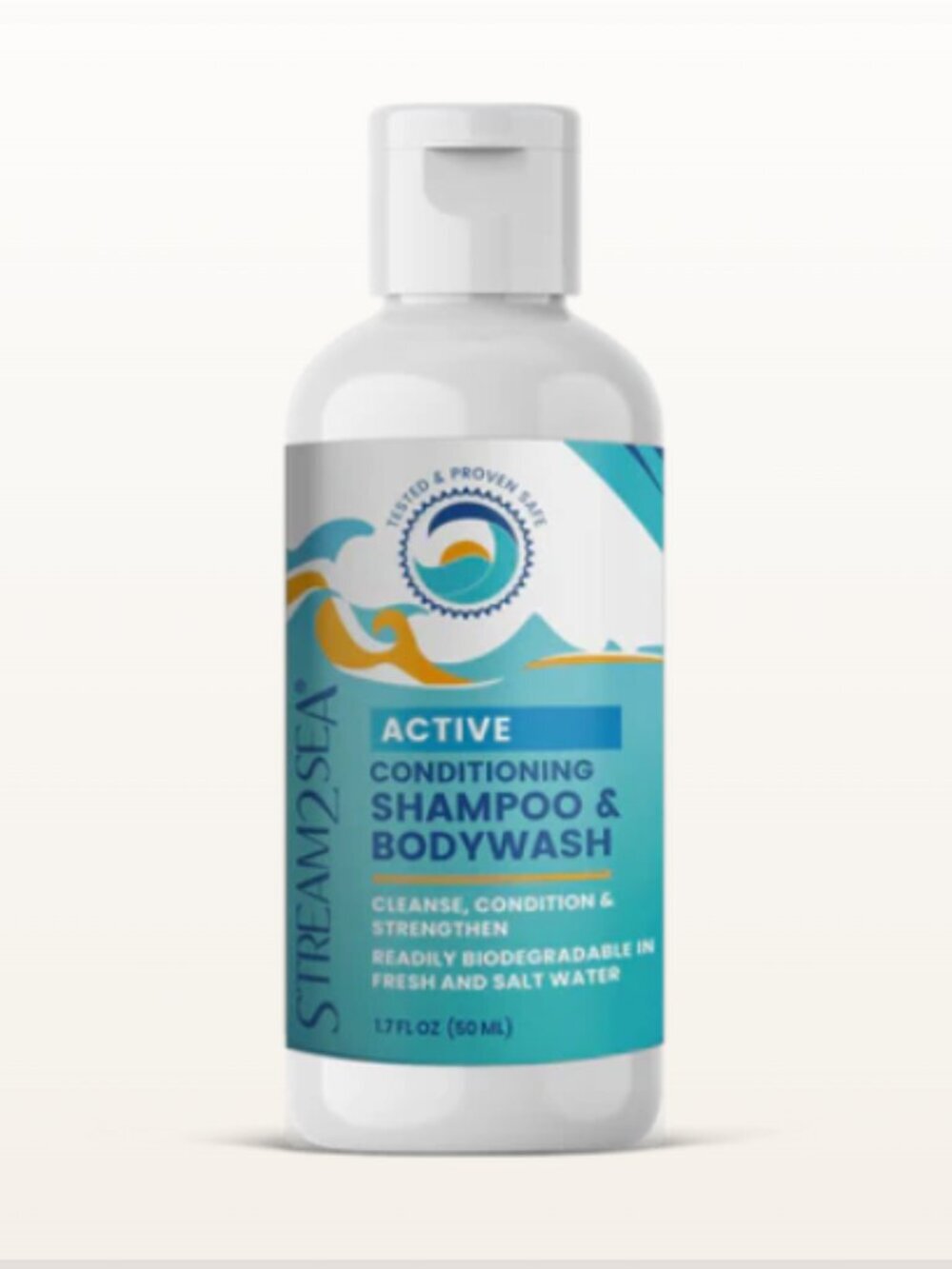 NWT Stream2sea Active Shampoo & Bodywash Travel-Size 1.7 oz